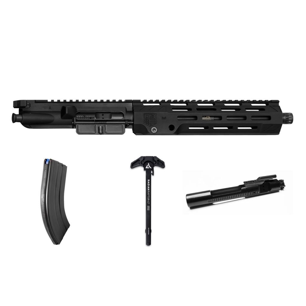 DB15 338 ARC DIAMOND SERIES 10.5" UPPER ASSEMBLY W/ 9" V3 M-LOK ANTI ROTATION S RAIL, BLACK