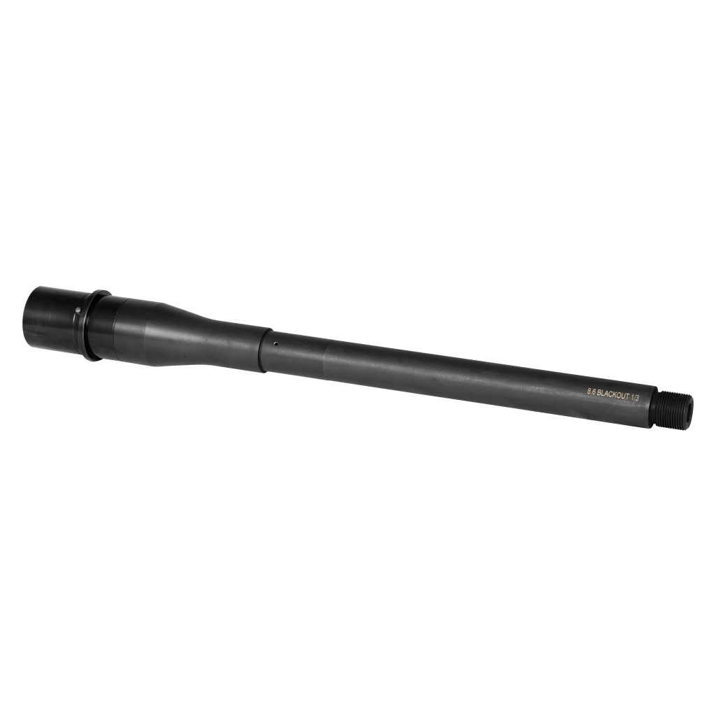8.6 Blackout, Pistol-Length, 12", Medium, 4150, Black Nitride, 1:3