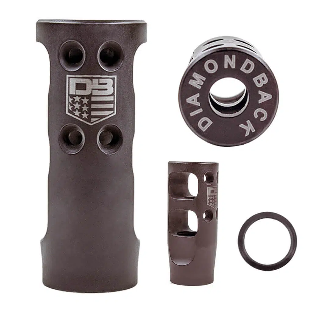 DB15 .223/5.56 DB Muzzle Brake w/ Crush Washer