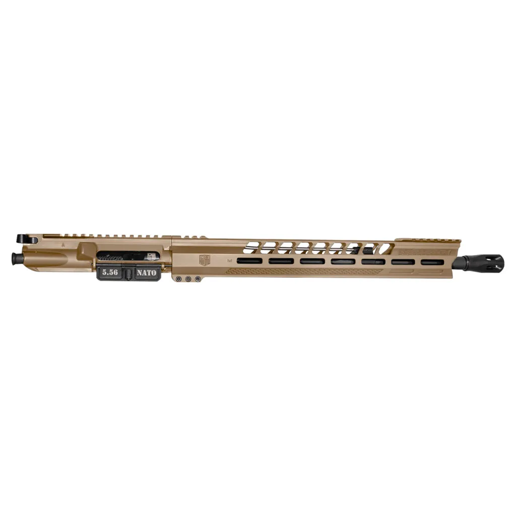 DB15 5.56 NATO BLACK GOLD SERIES 16" UPPER ASSEMBLY W/ 15" M-LOK V RAIL, FLAT DARK EARTH