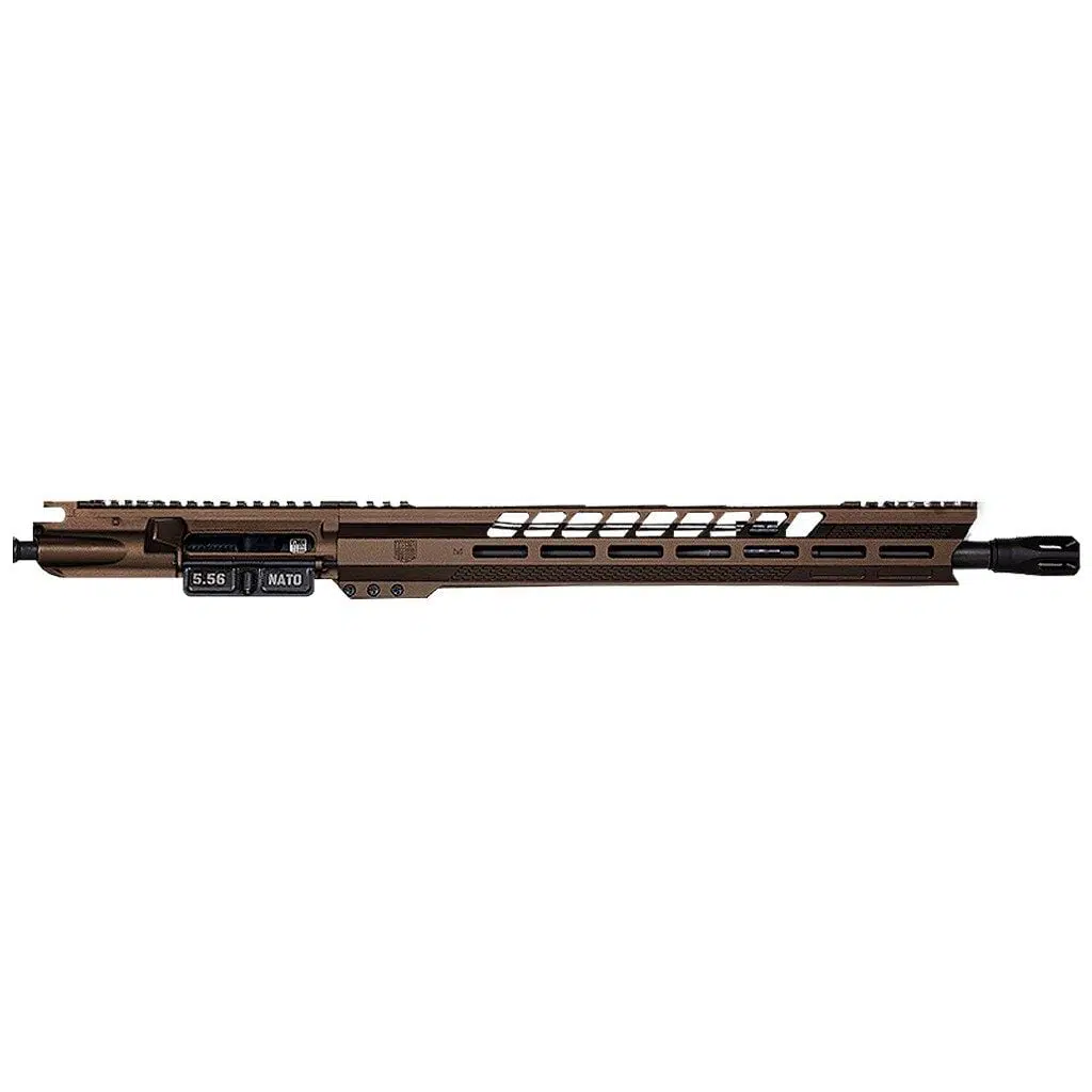 DB15 5.56 16" BLACK GOLD SERIES UPPER RECEIVER W/ 15" M-LOK V RAIL W/ ANTI SLIP TEXTURE PADS