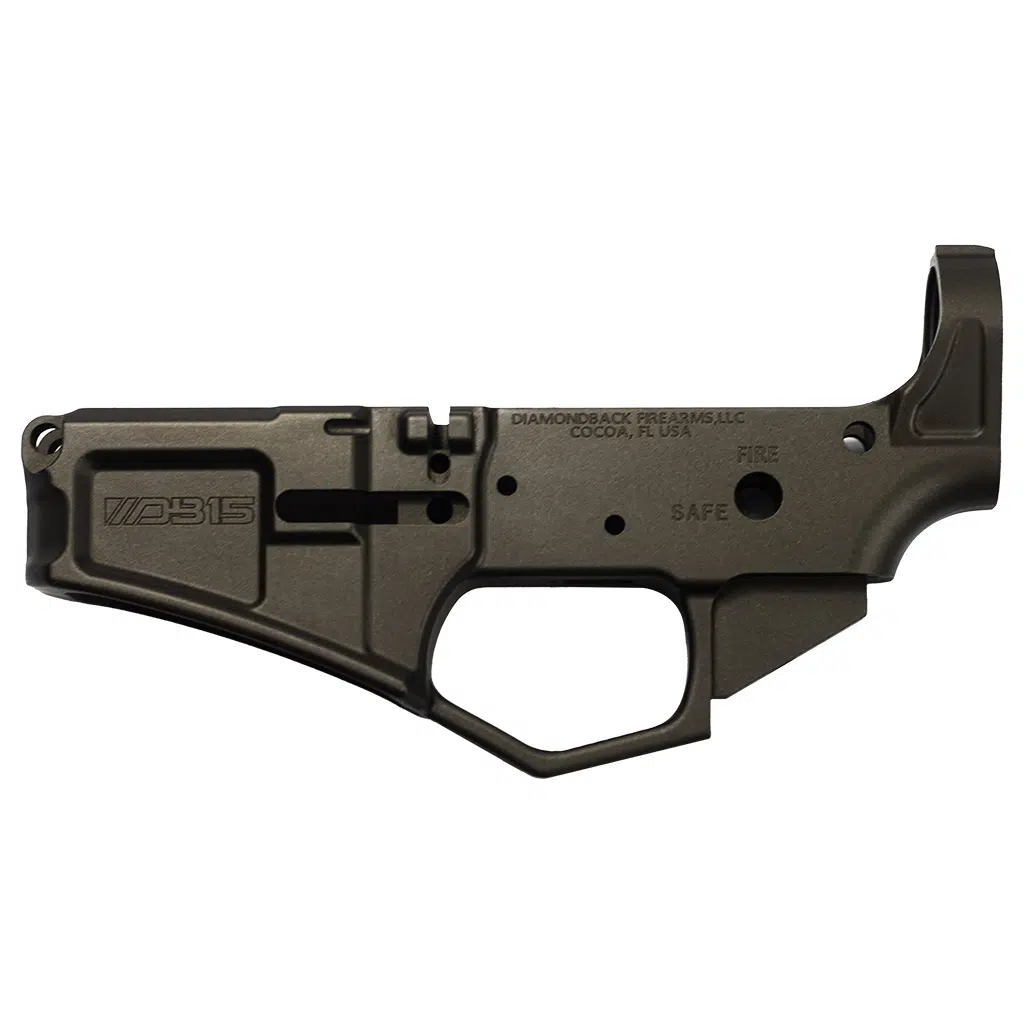 DB15 223/556/300BO STRIPPED BLACK GOLD SERIES RIFLE LOWER, MIDNIGHT BRONZE, NO MAGAZINE - MUST PROVIDE A VALID FFL - Image 2