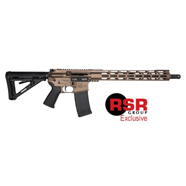 DB15, 16" Carbon Series w/ 15” M-LOK Rail, 5.56 NATO, Smoked Bronze - RSR Exclusive