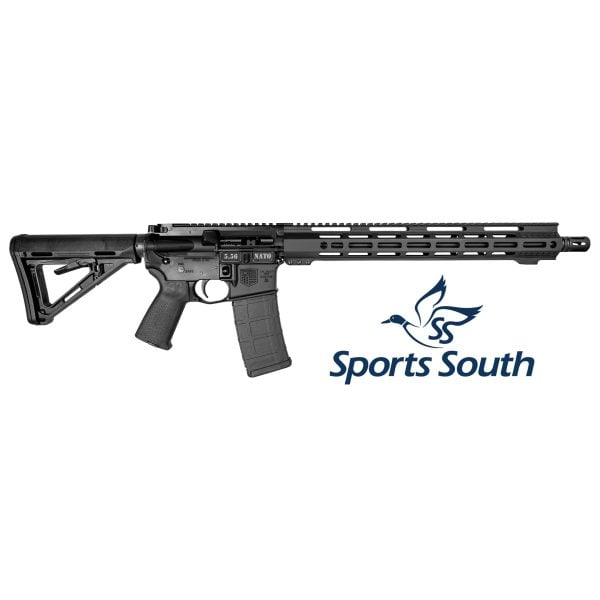 DB15, 16" Carbon Series w/ 15” M-LOK Rail, 5.56 NATO, Black - Sports South Exclusive