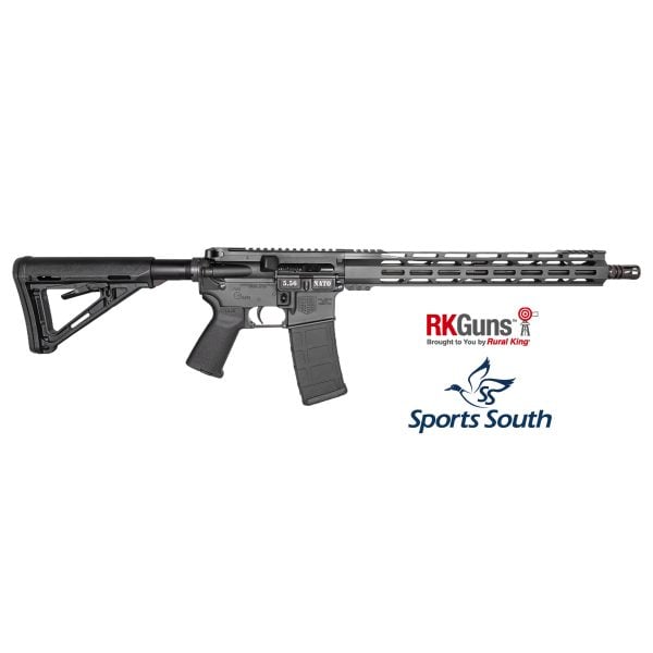 DB15, 16" Carbon Series w/ 15” M-LOK Rail, 5.56 NATO, Dark Grey - Sports South Exclusive