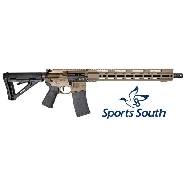 DB15, 16" Carbon Series w/ 15” M-LOK Rail, 5.56 NATO, FDE - Sports South Exclusive