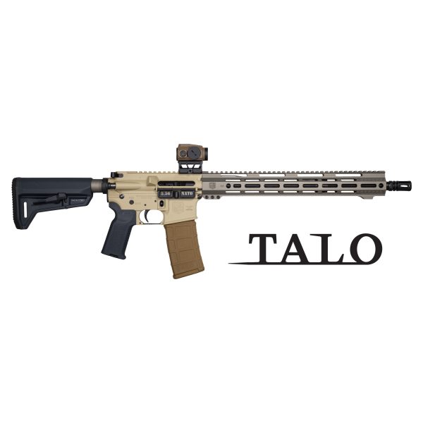 TALO Exclusive, DB15, 16", w/ 15" M-LOK Rail, 5.56 NATO, Desert Sage & Gun Metal Gray