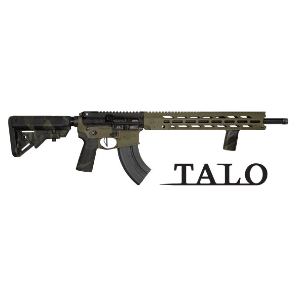 TALO Exclusive, DB15, 16", w/ 15" M-LOK Rail, 22 ARC, Duo-Tone Black / OD Green