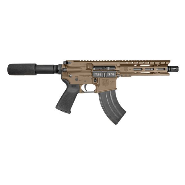DB15 7" Carbon, w/ 6" PC M-LOK Rail, 7.62 x 39mm, FDE