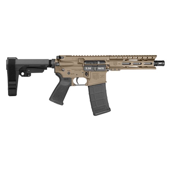 DB15 7" Carbon, w/ 6" PC M-LOK Rail, 5.56 NATO, FDE