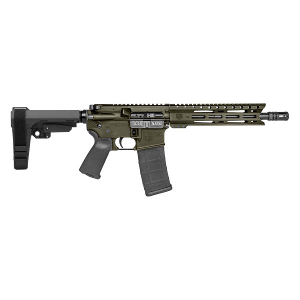 DB15 10" Carbon, w/ 9" PC M-LOK Rail, 5.56 NATO, OD Green