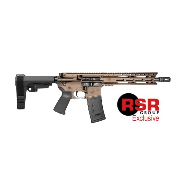 RSR Exclusive, DB15, 10" Pistol, w/ 9" M-LOK Rail, .300 BLACKOUT, Smoked Bronze