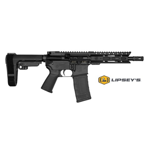 Lipsey's Exclusive, DB15 8", w/ 7" M-LOK Rail, .300 ACC Blackout, Black