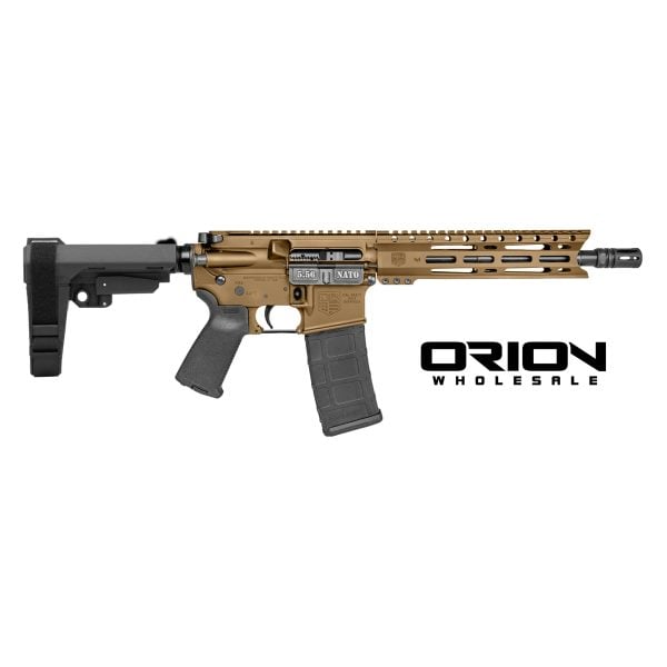 Orions Exclusive, DB15 10" Carbon, w/ 9" M-LOK Rail, 5.56 NATO, Burnt Bronze
