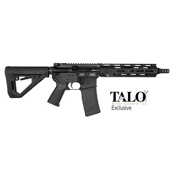 DB15, 10", SBR w/ 9" V3 M-LOK Anti-Rotation S Rail, .300 AAC, Black - Talo Exclusive