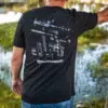 DB9 Schematics T-Shirt - Black - Image 3