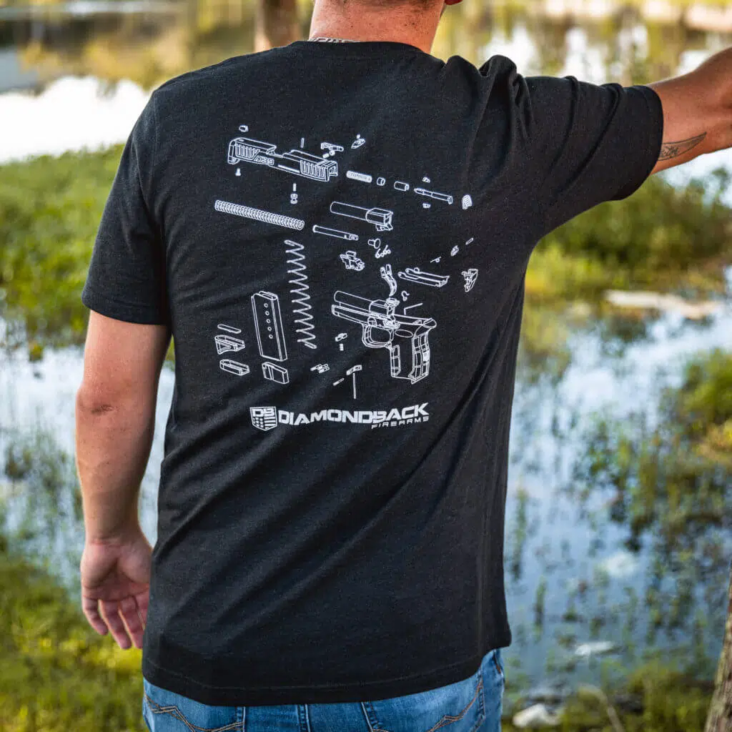 DB9 Schematics T-Shirt - Black - Image 3