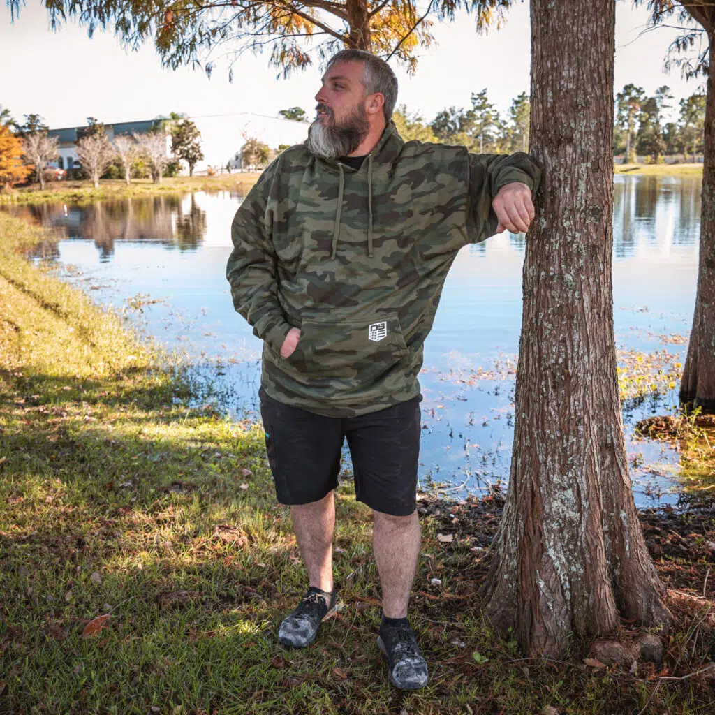 DB9R Hoodie - Forest Camo - Image 4