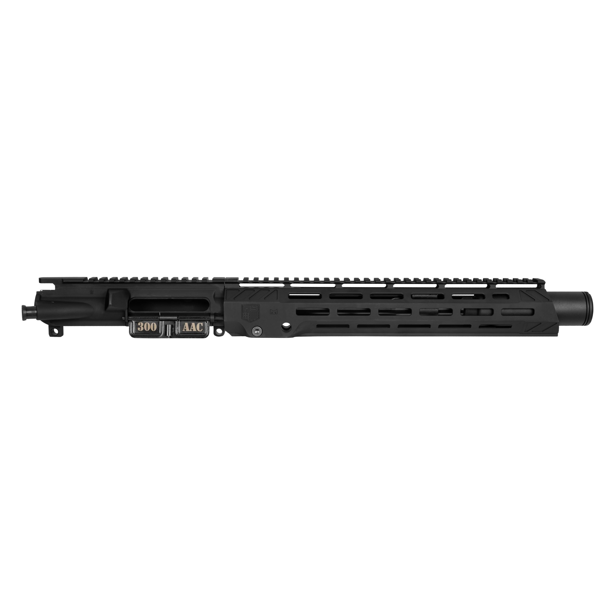 DB15 .300 AAC DIAMOND SERIES 10″ V2 UPPER ASSEMBLY W/ 13″ M-LOK ANTI ROTATION S RAIL 5″ FLASH CAN, BLACK