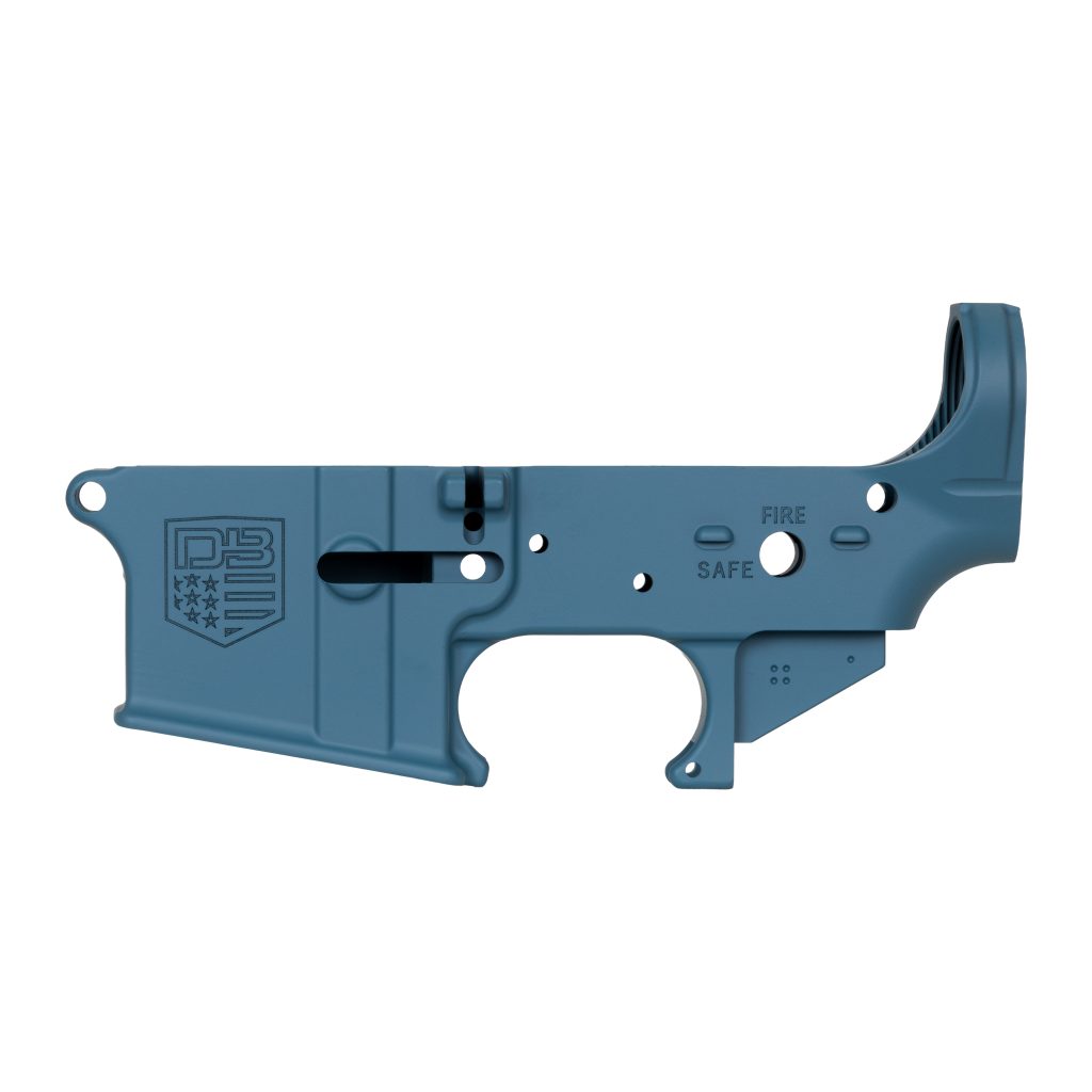 DB15 223/556/300BO STRIPPED CARBON SERIES RIFLE LOWER, JESSE JAMES BLUE, NO MAGAZINE.......MUST PROVIDE A VALID FFL (Copy) - Image 2