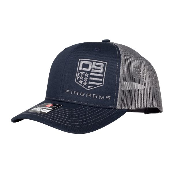 DB Flag Hat - Gray on Navy