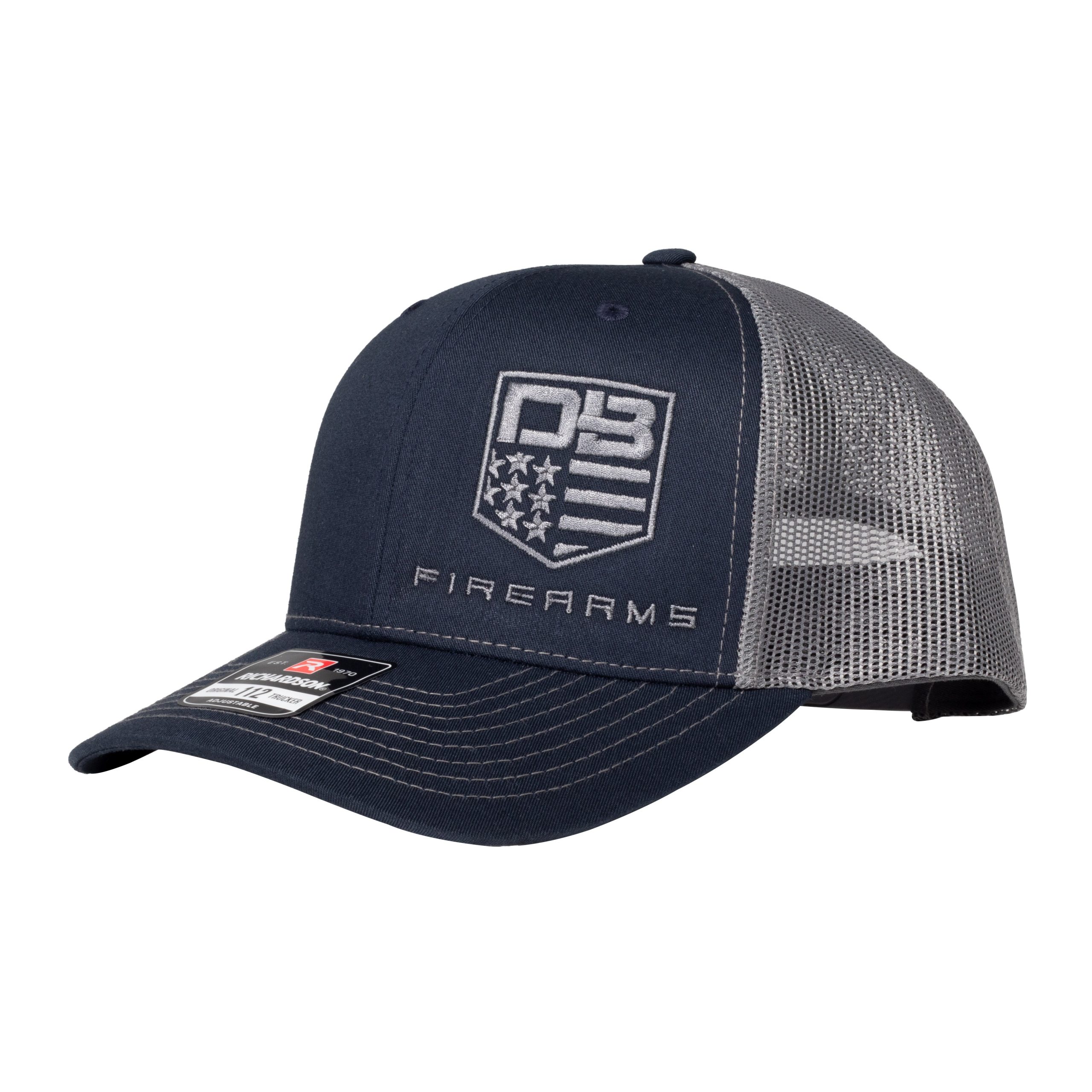 Navy-Gray Crest Snapback-1 1