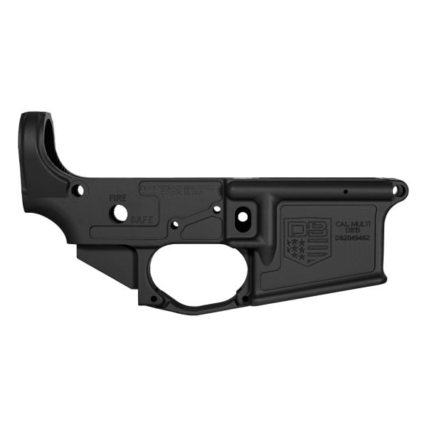 DB15 223/556/300BO STRIPPED OBSIDIAN SERIES RIFLE LOWER, BLACK, NO MAGAZINE.......MUST PROVIDE A VALID FFL