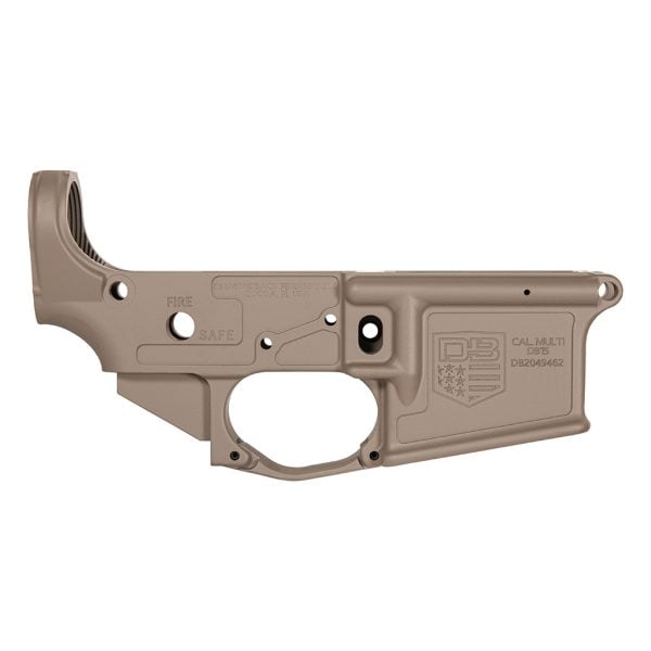DB15 223/556/300BO STRIPPED OBSIDIAN SERIES RIFLE LOWER, FLAT DARK EARTH, NO MAGAZINE.......MUST PROVIDE A VALID FFL