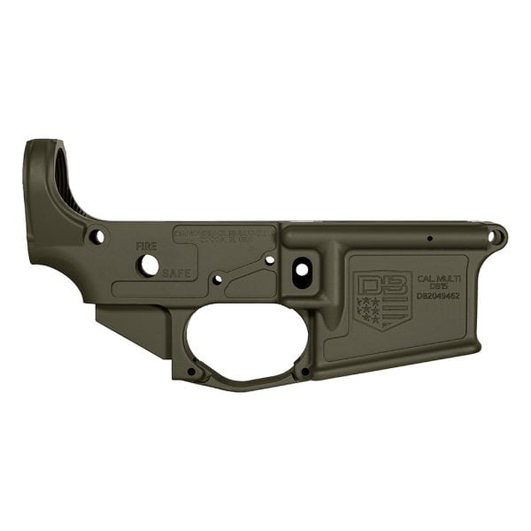 DB15 223/556/300BO STRIPPED OBSIDIAN SERIES RIFLE LOWER, OD GREEN, NO MAGAZINE.......MUST PROVIDE A VALID FFL