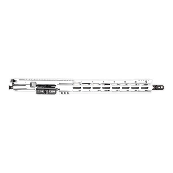 DB15 5.56 NATO CARBON SERIES 16" UPPER ASSEMBLY W/ 15" M-LOK RAIL, WHITE