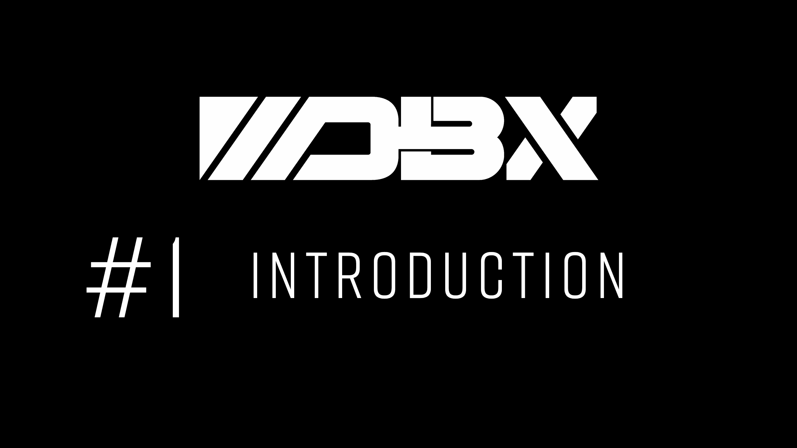 DBX Instructional Video 1 - Introduction